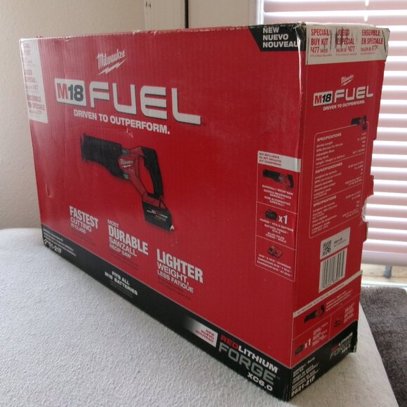 Milwaukee M18 Sawzall Reciprocating Saw Kit - New in Box - Picture 6 of 9